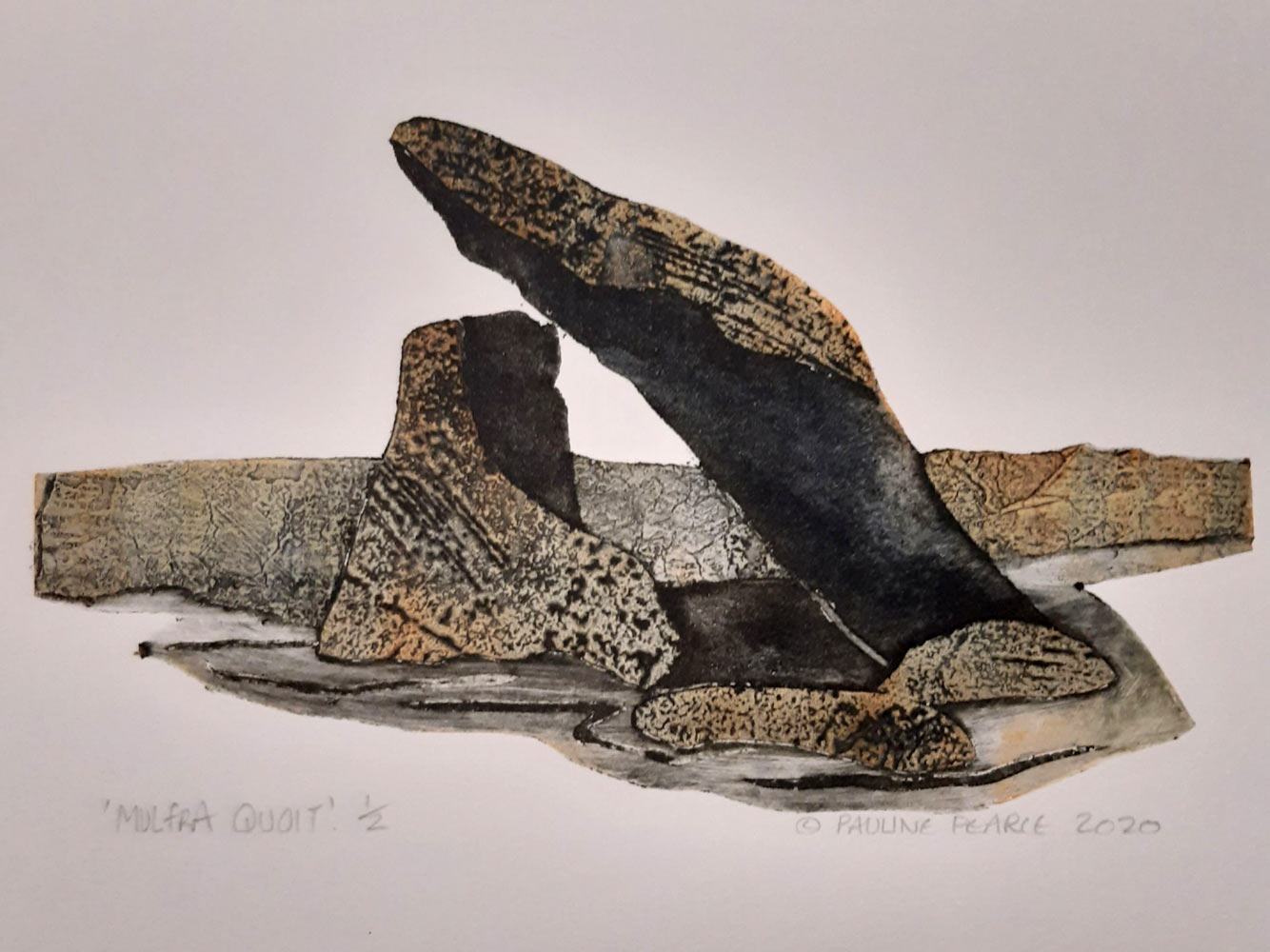 Image of piece called Murfa Quoit - Collagraph